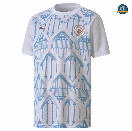 Cfb3 Camisetas Maillot de Stade Manchester City Blanco