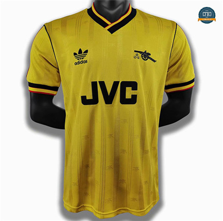 Cfb3 Camisetas Retro 1986-88 Arsenal Amarillo