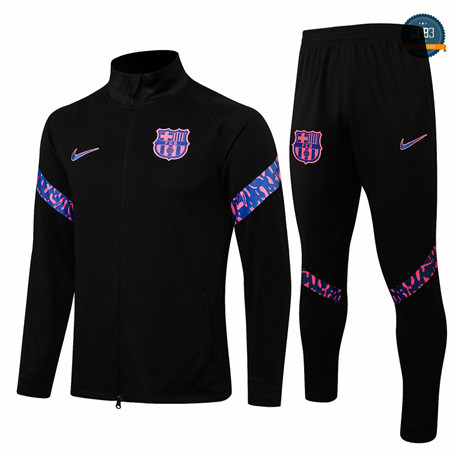 Cfb3 Chaqueta Chandal Barcelona Equipación Negro 2021/2022