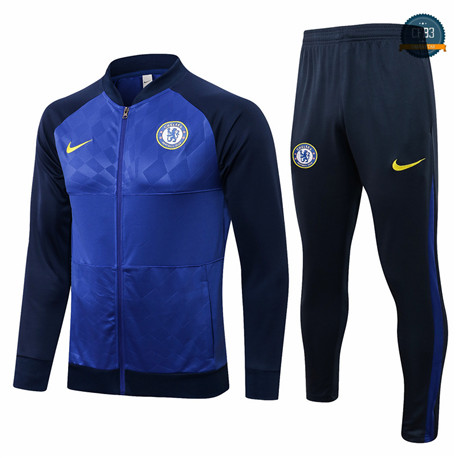 Cfb3 Chaqueta Chandal Chelsea Equipación Azul marino Cuello bajo 2021/2022