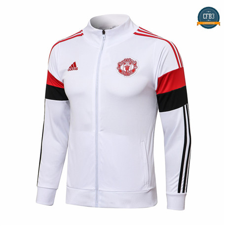 Cfb3 Chaqueta Manchester United Equipación Blanco/Rojo/Negro 2021/2022