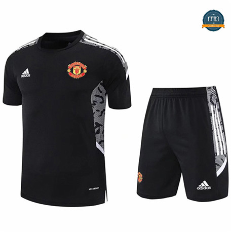 Cfb3 Camiseta Manchester United Entrenamiento Equipación Negro 2021/2022