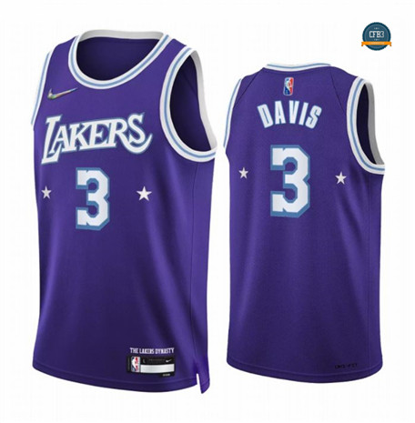 Cfb3 Camiseta Anthony Davis, Los Angeles Lakers 2021/2022 - City Edition