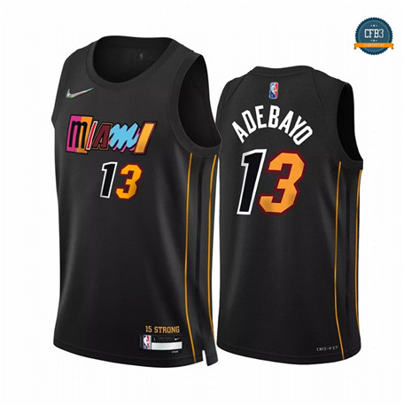 Cfb3 Camiseta Bam Adebayo, Miami Heat 2021/2022 - City Edition