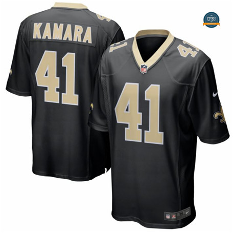 Cfb3 Camiseta Alvin Kamara, New Orleans Saints - Negro
