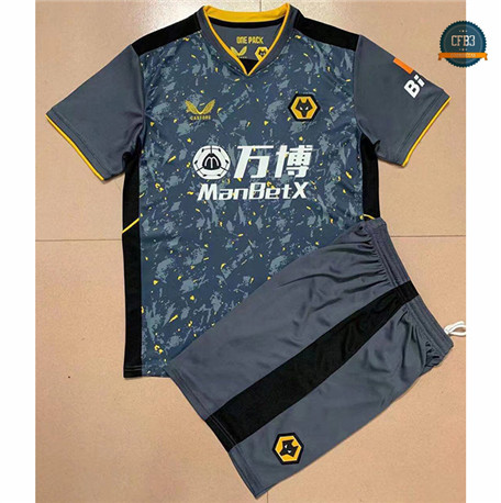 Cfb3 Camiseta Wolverhampton Niños 2ª Equipación 2021/2022