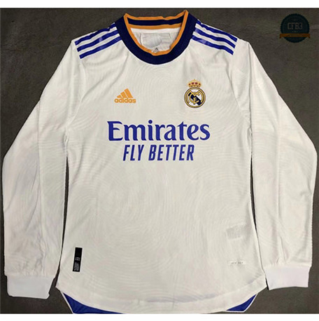 Cfb3 Camiseta Player Version Real Madrid 1ª Equipación Manga larga 2021/2022
