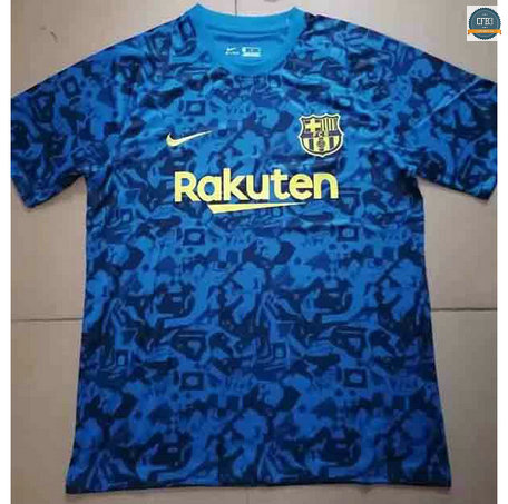 Cfb3 Camiseta Barcelona Equipación Pre-Match training 2021/2022 Azul