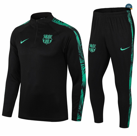 Cfb3 Chandal Barcelona Equipación Negro/Verde 2021/2022