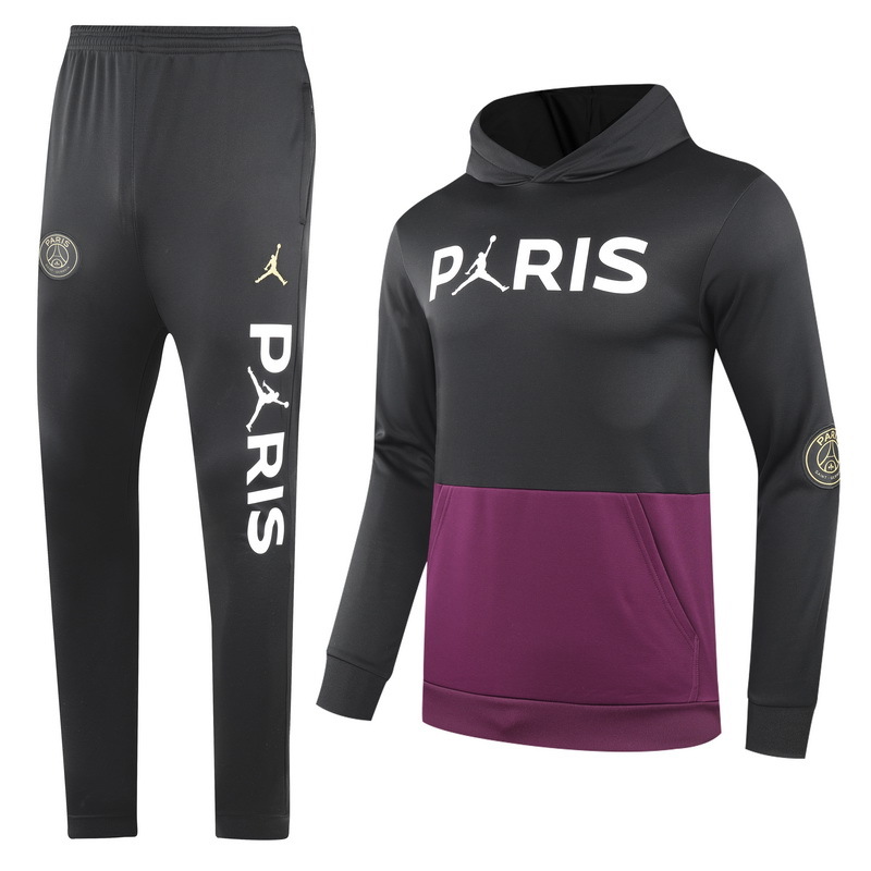 Cfb3 Sudadera con Capucha PSG Equipación Bordeaux/Negro 2021/2022