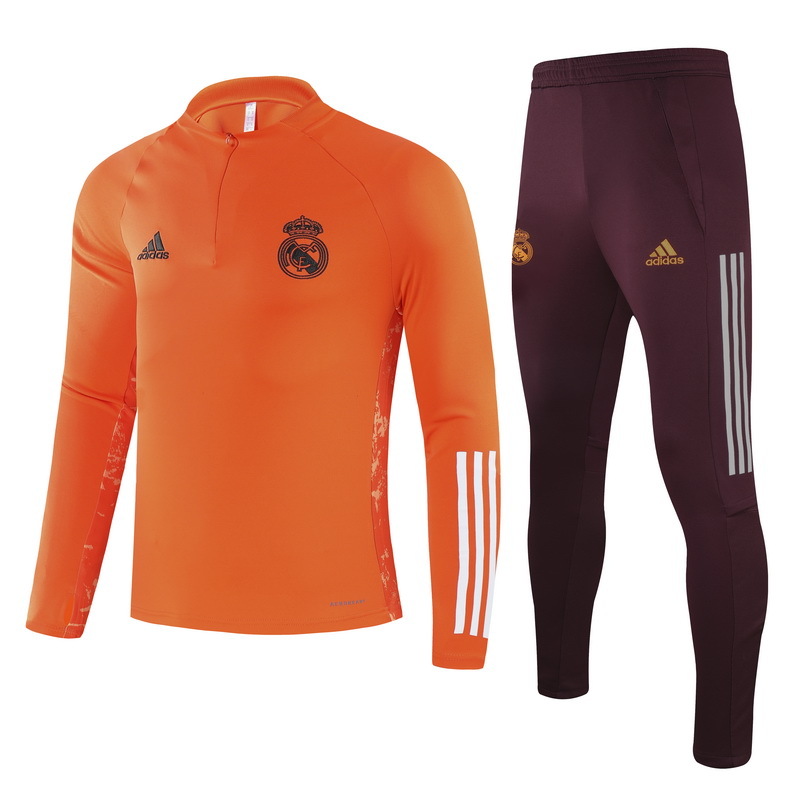 Cfb3 Chandal Champions League Real Madrid Equipación Naranja 2021/2022