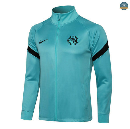 Cfb3 Camisetas Chaqueta Inter Milan Equipación Verde Col Haut 2021/2022