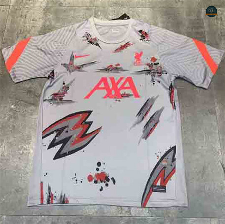 Cfb3 Camiseta Liverpoo Gris/Naranja Entrenamiento 2021/2022