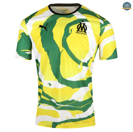 Cfb3 Camisetas Marsella OM Equipación Africa Collectors Amarillo/Verde 2021/2022