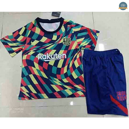 Cfb3 Camiseta Barcelona Niños Equipación training Azul 2021/2022