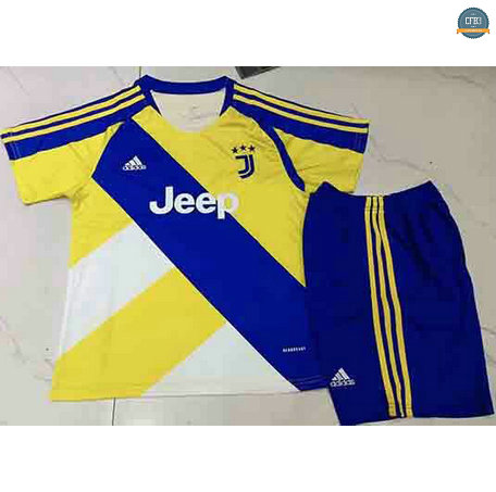 Cfb3 Camiseta Juventus Niños Equipación Amarillo 2021/2022