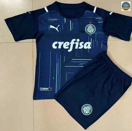 Cfb3 Camiseta Palmeiras Niños Equipación Portero Azul 2021/2022