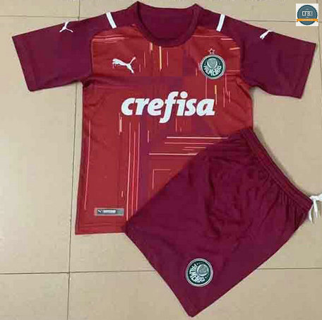 Cfb3 Camiseta Palmeiras Niños Equipación Portero Rojo 2021/2022