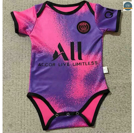 Cfb3 Camisetas PSG Jordan baby Fourth Equipación Violeta 2020/2021