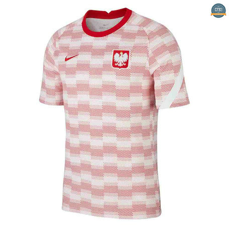 Cfb3 Camisetas Polonia Equipación Pre-Match Training Blanco 2020/2021