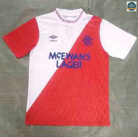 Cfb3 Camisetas 1987-88 Rangers 2ª Equipación