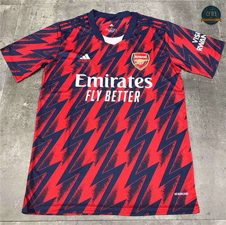 Cfb3 Camisetas Arsenal Pre-Match Entrenamiento Rojo 2021/2022