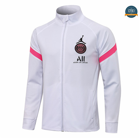 Cfb3 Chaqueta PSG Jordan Equipación Blanco 2021/2022