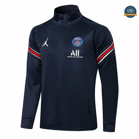 Cfb3 Chaqueta PSG Jordan Equipación Azul Oscuro 2021/2022