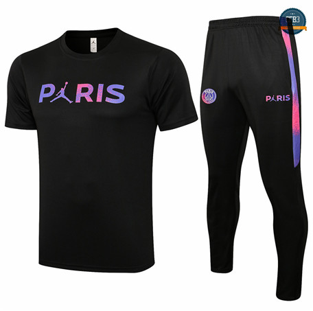 Cfb3 Camiseta PSG Jordan Paris + Pantalones Equipación Negro 2021/2022