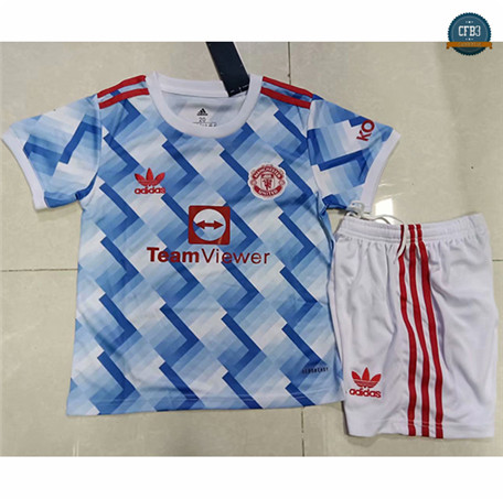 Cfb3 Camiseta Manchester United Niños Pre-Match Entrenamiento 2021/2022