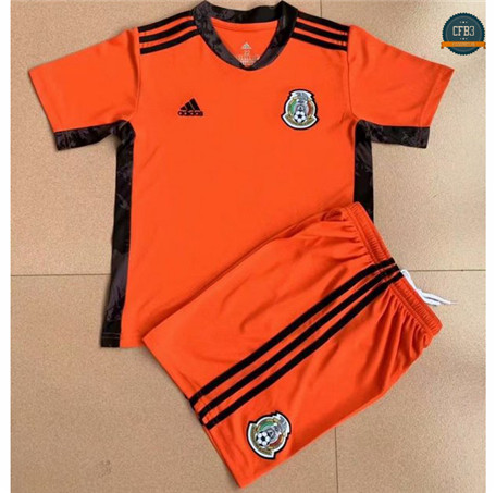 Cfb3 Camisetas México Niños Portero Naranja 2021/2022