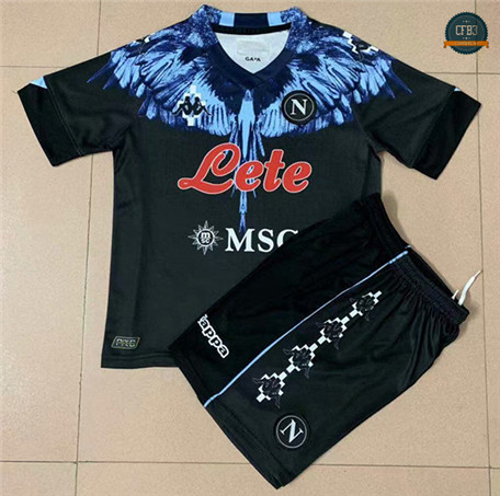 Cfb3 Camiseta Naples Negro edición conjunta Niños 2021/2022