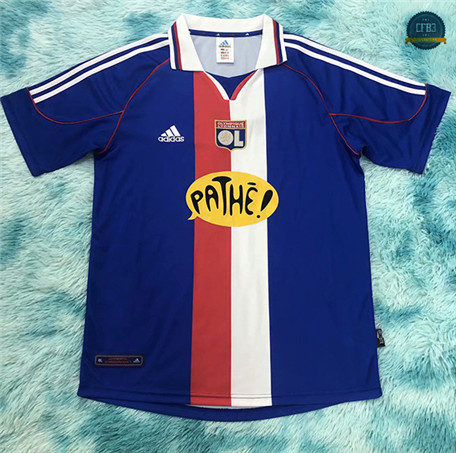 Cfb3 Camiseta Rétro 2000-01 Lyon 1ª Equipación