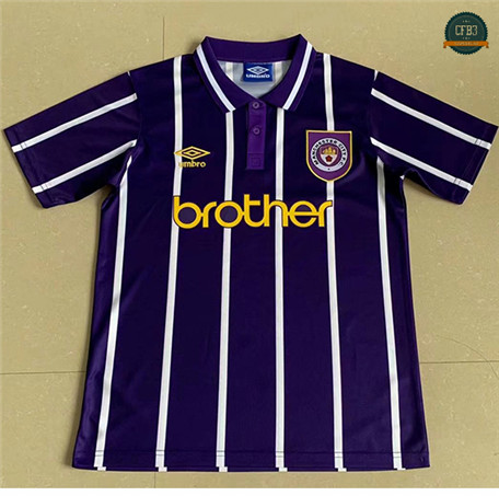 Cfb3 Camisetas Rétro 1993 Manchester City 2ª Equipación