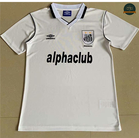 Cfb3 Camiseta Rétro 2001 Santos 1ª Equipación