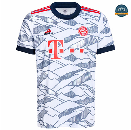 Cfb3 Camisetas Bayern Munich 3ª Equipación Blanco 2021/2022