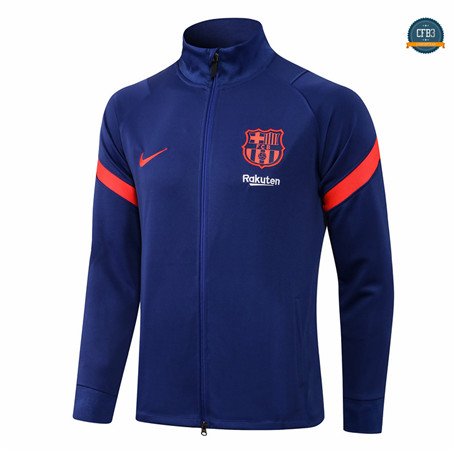 Cfb3 Chaqueta Barcelona Equipación Azul Cuello alto 2021/2022