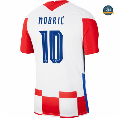 Cfb3 Camiseta Croacia 1ª Equipación Modric 10 Euro 2020