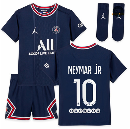 Cfb3 Camiseta PSG Niños 1ª Equipación Neymar Jr 10 2021/2022