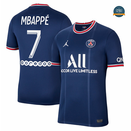 Cfb3 Camiseta PSG 1ª Equipación Mbappé 7 2021/2022