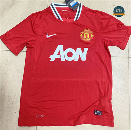 Cfb3 Camiseta Rétro 2011-12 Manchester United 1ª Equipación