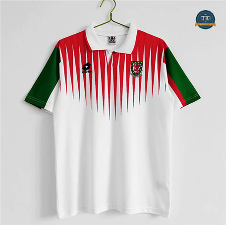 Cfb3 Camisetas Rétro 1996-98 Wales 2ª Equipación