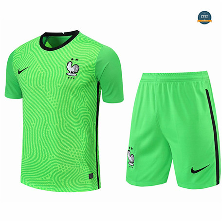 Cfb3 Camiseta Francia Portero + Pantalones Verde 2021/2022