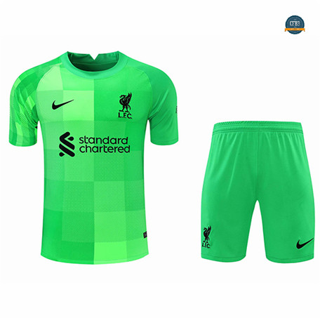 Cfb3 Camisetas Liverpool Portero + Pantalones Verde 2021/2022