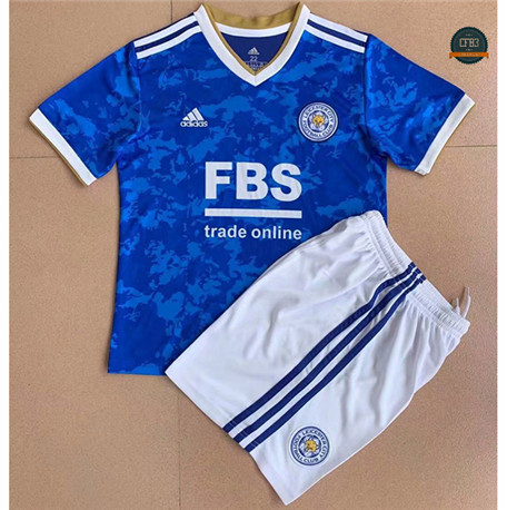 Cfb3 Camisetas Leicester city Niños 1ª Equipación 2021/2022