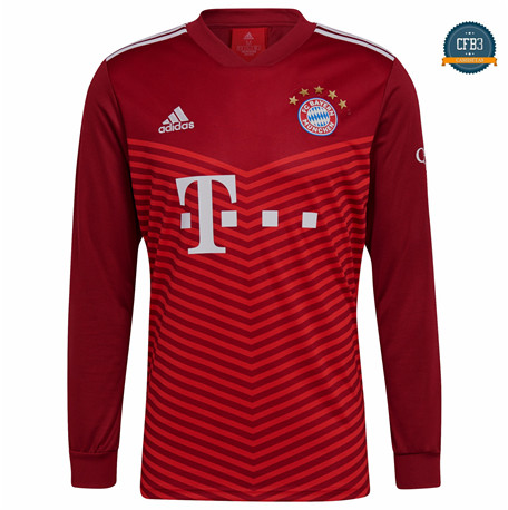 Cfb3 Camisetas Bayern Munich 1ª Equipación Manga larga 2021/2022