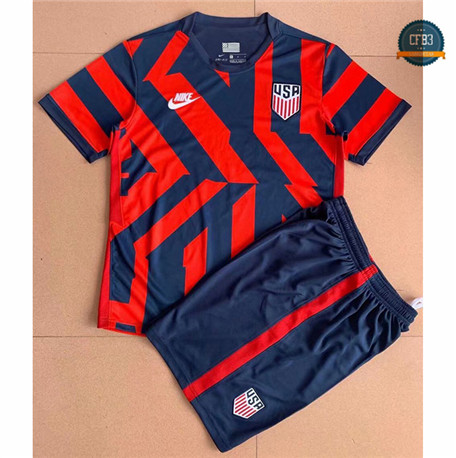 Cfb3 Camisetas EEUU Niños Equipación Rojo 2021/2022