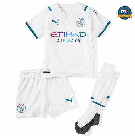 Cfb3 Camiseta Manchester City Niños 2ª Equipación 2021/2022