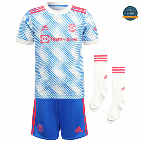 Cfb3 Camisetas Manchester United Niños 2ª Equipación 2021/2022