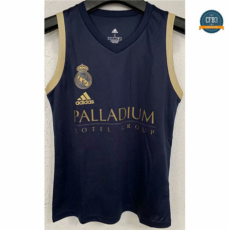 Cfb3 Camiseta Real Madrid Vest Equipación Negro/Amarillo 2021/2022
